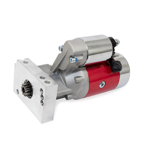 TSP JM7001R Small/Big Block Chevy Starter, Adjustable, 3.75:1 Gear Reduction, Natural/Red, Each