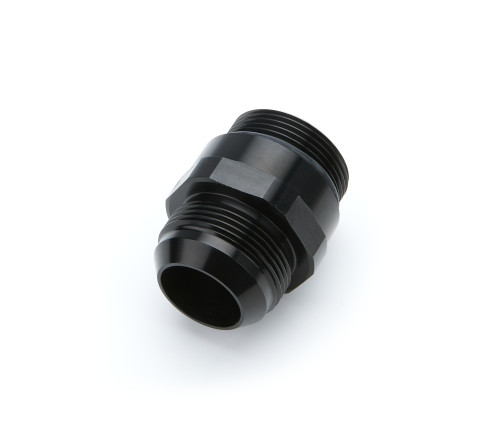 Aeromotive 15774 Adapter Fitting, Straight, 20 AN Male to 20 AN Male O-Ring, Aluminum, Black Anodized, Each