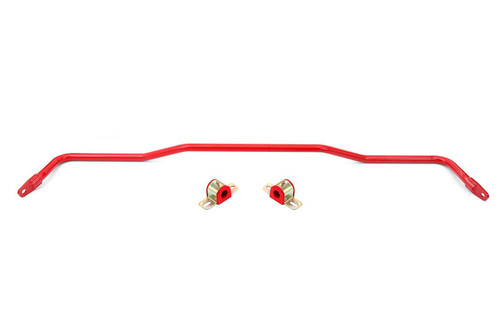 BMR Suspension SB762R Sway Bar, Rear, 22 mm Diameter, Steel, Red Powdercoated, Ford Mustang 2015-24, Each