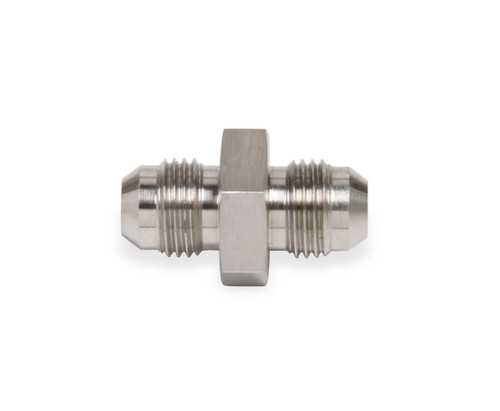Earls SS981506ERL Fitting, Adapter, Straight, 6 AN Male to 6 AN Male, Stainless, Natural, Each