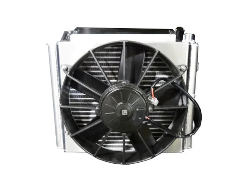 Fluidyne Performance OGEN.DB-30613.DP.FXL Fluid Cooler and Fan, Enduro, 16 x 13.563 x 6.375 in, Plate Type, 1/2 in. NPT Female Inlet / Outlet, 1/2 in. NPT Female Auxiliary Port, Aluminum, Natural, Universal, Each