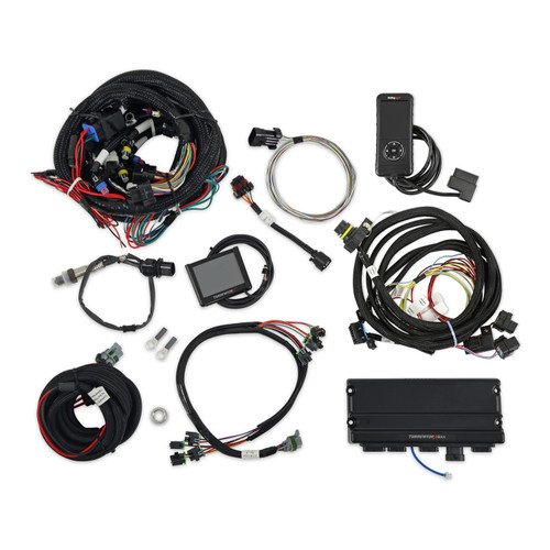 Holley 550-917-6 Engine Control Module, Terminator X Max, 3.5 in. Touchscreen, Wiring Harness, GM LS-Series, Kit