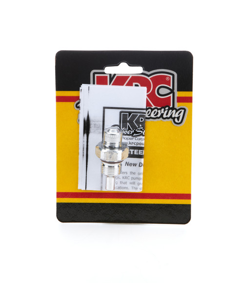 KRC Power Steering KRC 25307000 Flow Control Valve, Power Steering, 6 AN Male to 18 mm, ID Mark 7, Aluminum, Natural, Kit