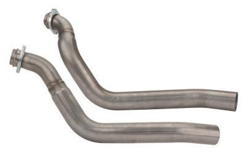 Pypes Performance Exhaust DFF10S Intermediate Pipe, 2-1/2 in. Diameter, Stainless, Small Block Ford, Ford Fairlane 1966-71, Pair