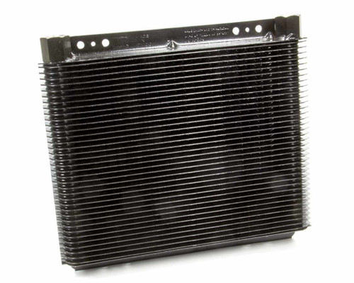 Tru-Cool 35-66281-00 Fluid Cooler, LPD, 8.25 x 11 x 1.5 in, Plate and Fin. Type, 1/2 in. NPT Female Inlet / Outlet, Aluminum, Black Paint, Automatic Transmission, Each