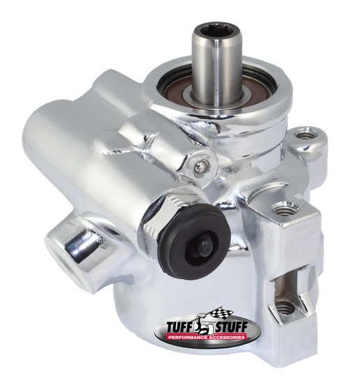 Tuff-Stuff 6175ALD-1 Power Steering Pump, GM Type 2, 3 gpm, 1200 psi, Aluminum, Chrome, Universal, Each