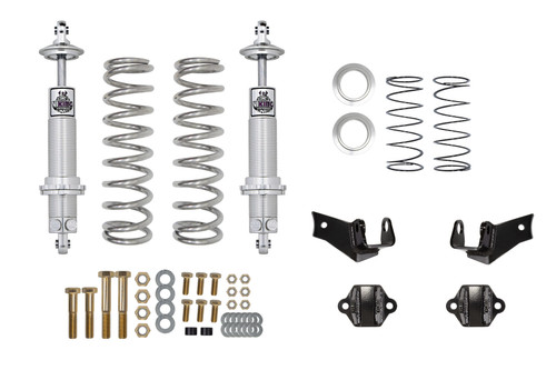 UMI Performance 3623-1 Coil-Over Shock Kit, Viking, 1 to 3 in. Lowering, Brackets / Hardware / Shocks / Springs, Double Adjustable, Rear, GM B-Body 1978-96, Pair