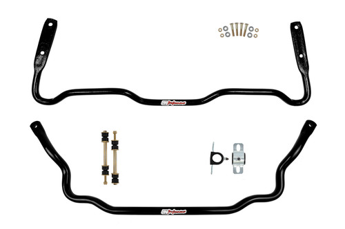 UMI Performance 363534-B Sway Bar, Front / Rear, 1.375 in. Diameter Front, 1.125 in. Diameter Rear, Steel, Black Powdercoated, GM B-Body 1978-96, Kit