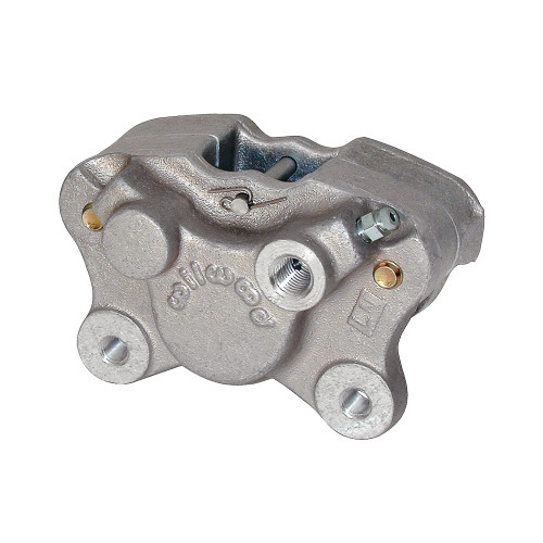 Wilwood 120-5453 Brake Caliper, PS-1, Passenger Side, 2 Piston, Aluminum, Clear Anodized, 9 in. OD x 0.200 in. Thick Rotor, 2.500 in. Lug Mount, Each