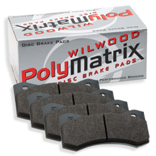 Wilwood 15H-16502K Brake Pads, High Temperature Racing Pads, PolyMatrix H Compound, High Friction, Wilwood XRZ4R Calipers, Kit