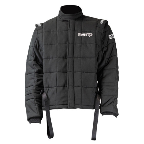 Zamp R09J0034XL ZR-Drag Driving Jacket, SFI 3.2A/20, 9 Layer, Fire Retardant Fabric, Black, 4X-Large, Each