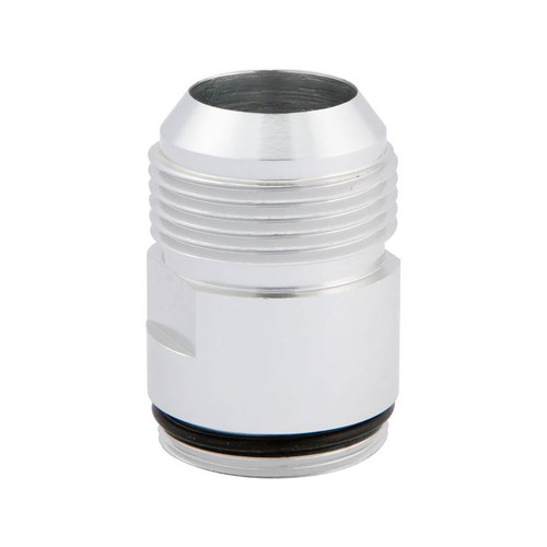 CVR 8016CL Inlet Fitting -16AN Male to 1 3/16 in Male Straight Cut, Clear, Aluminum, Each