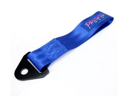 NRG Innovation TOW-01BL Tow Strap, Prisma, Loop, 6600 lb Capacity, Bolt-On, Nylon, Blue, Each