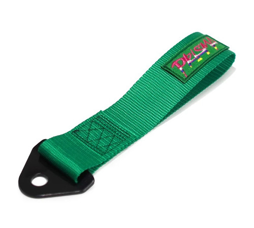 NRG Innovation TOW-01GN Tow Strap, Prisma, Loop, 6600 lb Capacity, Bolt-On, Nylon, Green, Each