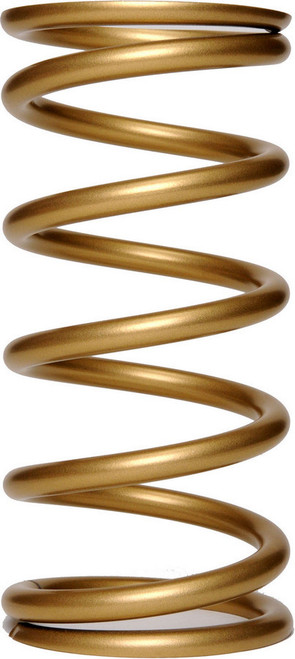 Landrum Springs I300 Coil Spring, Conventional, 5 in. OD, 10.5 in. Length, 300 lbs/in. Spring Rate, Rear, Steel, Gold Powder Coat, Each
