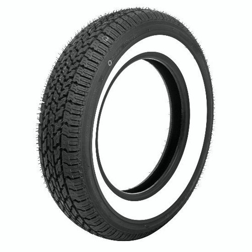 Coker Tire 568745 Tire, Classic Nostalgia, 165 / 75R-15, Radial, White Sidewall, Each