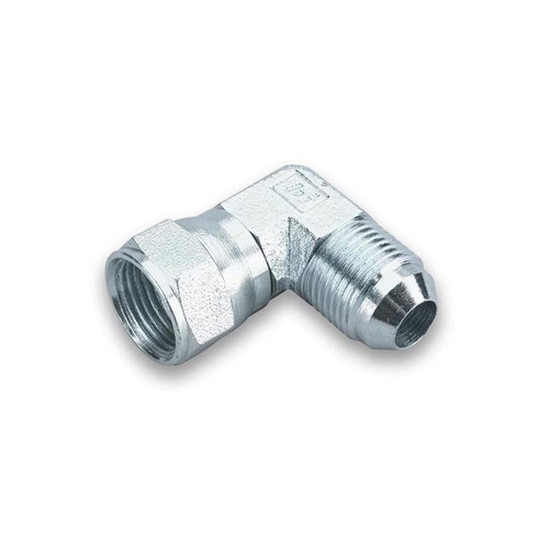 Earls 966303ERL Coupler, -3 AN Female, -3 AN Male, 90 Degree, Swivel, Steel