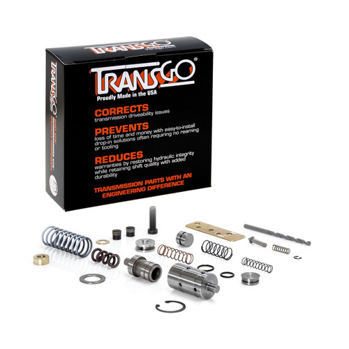 Transgo SK 4L80E Automatic Transmission Shift Kit, SHIFT KIT, Valve Body Repair Kit, Valve / Bushings / Relief Valve Plate / Seals / Spacer / Springs, GM 4L80E / 4L85E, Kit