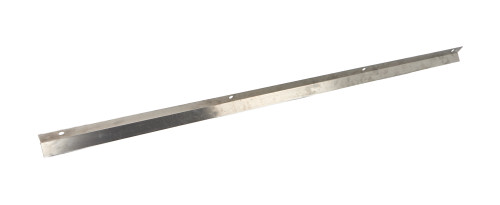 Hepfner Racing Products STW5025-100 Top Wing Wicker Bill, 60 in. Long, 10 Degree, 1 in. Width x 1 in. Height, 0.040 in. Thick, Aluminum, Natural, Each
