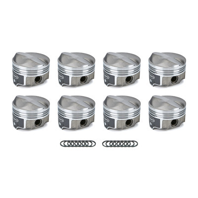 Icon Pistons IC10009-.030 Piston, FHR Forged, 4.155 in. Bore, 1.5 x 1.5 x 3.0 mm Ring Grooves, Plus 41.00 cc, Big Block Chevy, Set of 8