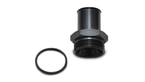 Vibrant Performance 17009 Fitting, Adapter, Straight, 10 AN Male O-Ring to 3/8 in. Hose Barb, Aluminum, Black Anodized, Each