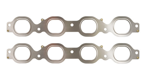 Cometic Gaskets C5020-021 Exhaust Header/Manifold Gasket, 2.086 x 1.764 in. Oval Port, Multi-Layer Steel, GM GenV LT-Series, Pair