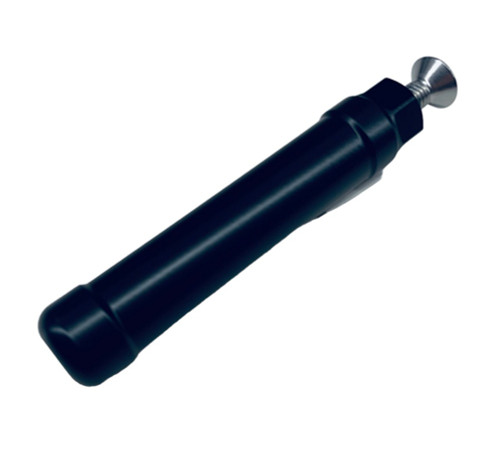 Drag Race Solutions 4000-300B Transmission Lift Handle, 3/8-16 in. Countersunk Bolts Included, Aluminum Grips, Black Powder Coat, Each
