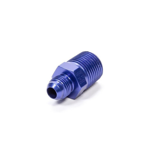 Fragola 481668 Fitting -06 AN to 1/2 in. NPT, Straight, Aluminum, Blue