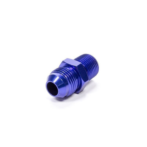 Fragola 481608 Fitting -08 AN to 3/8 in. NPT, Straight, Aluminum, Blue