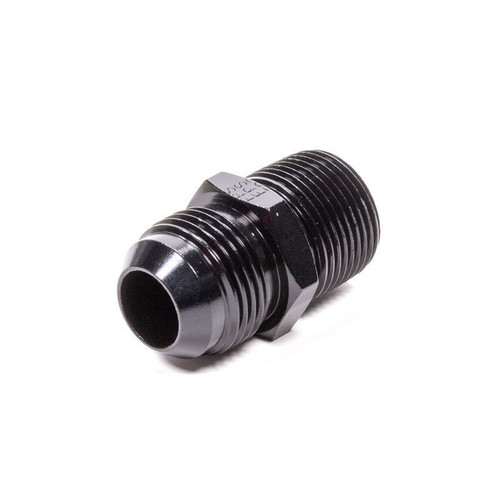 Fragola 481611-BL Fitting -10 AN to 3/8 in. NPT, Straight, Aluminum, Black