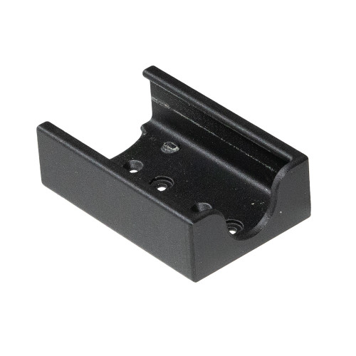 Wehrs Machine WM429NBF Radio Raceiver Bracket, Bolt-On/Rivet-On, Flat Surface Mount, Plastic, Black, Nitro Bee Raceivers, Each