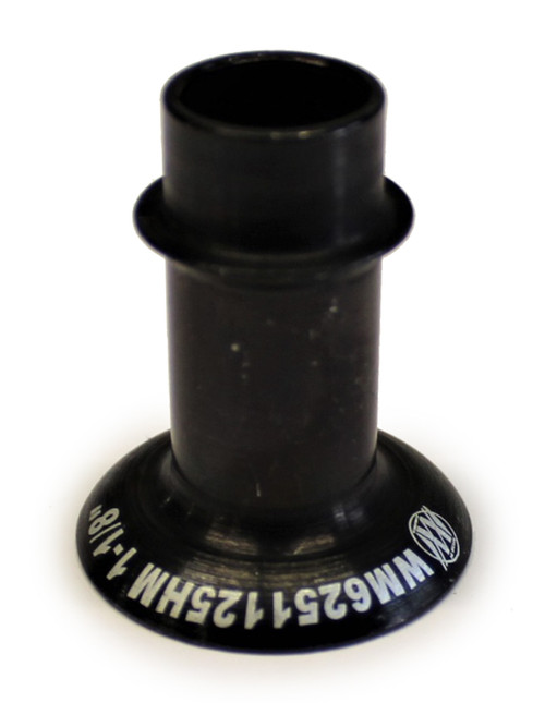Wehrs Machine WM6251125HM Rod End Bushing, 5/8 to 1/2 in. Bore, High Misalignment, 1.125 in. Long, Steel, Black Oxide, Each