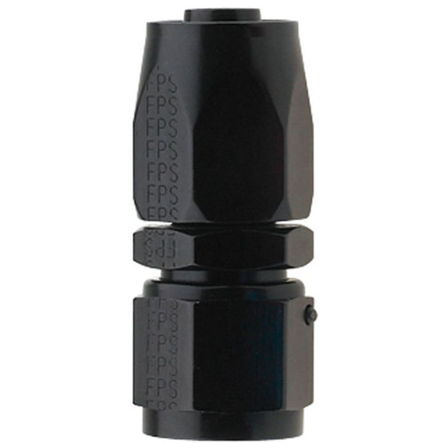 Fragola 220112-BL -12 AN to Hose End, Straight, Aluminum. Black Anodized, 2000 Pro Series