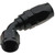 Fragola 226004-BL -04 AN to 60 Degree Hose End, Aluminum, Black Anodized, 2000 Pro Series