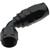 Fragola 226008-BL -08 AN to 60 Degree Hose End, Aluminum, Black Anodized, 2000 Pro Series