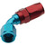 Fragola 226006 -06 AN to 60 Degree Hose End, Aluminum, Red/Blue Anodized, 2000 Series