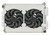 Cold Case Radiators CHC11ASK Radiator and Fan, 27.5 in. W x 18.5 in. H x 3 in. D, Dual Fans, Driver Side Inlet, Passenger Side Outlet, Aluminum, Polished, Automatic, Big Block Chevy, GM F-Body 1967-69, Kit