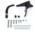 Tuff-Stuff 7667B Alternator Bracket, Driver Side, High Mount, Water Pump Mount, Steel, Black Powder Coat, Short Water Pump, GM 10SI/12SI/CS130 Alternators, Small Block Chevy, Kit