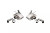Corsa Performance 21325 Exhaust System, Xtreme, Axle-Back, 3 in. Diameter, Valved, Stainless, Natural, 3.0L, Cadillac CT5-V 2020-25, Kit