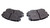 Hawk Brake HB671N.628 Brake Pads, HP Plus Compound, Wide Temperature Range, Rear, Scion FR-S / Subaru BRZ 2008-14, Set of 4
