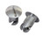 Moroso 71363 Quick Turn Fastener, Oval Head, Slotted, 7/16 x 0.450 in. Body, Aluminum, Natural, Set of 10