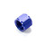 Fragola 492904 -4 AN Cap, Aluminum, Blue Anodized, Each