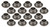 Pac Racing Springs PAC-R633-16 Valve Spring Retainer, 600 Series, 7 Degree, 0.640 in. OD Step, 0.875 in. Beehive Spring, Steel, Set of 16