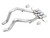 AWE Tuning 3020-42073 Track Edition Exhaust System, Axle-Back, 3 in. Dia., Dual Rear Exit, 4.5 in. Chrome Tips, Stainless, 6.2 L, Chevy Corvette 2014-19, Kit