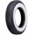 Coker Tire 518102 Tire, Excelsior, 600R-16, Bias, White Sidewall, Each