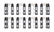 Crower 66290X874-16 Lifter, Severe-Duty Cutaway, Mechanical Roller, 0.874 in. OD, Link Bar, Small Block Chevy, Set of 16