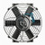 Davies, Craig DC-0147 Electric Cooling Fan, Slimline Thermatic, 12V, 10 in. Fan, Push/Pull, Straight Blade, 10.87 in. H x 10.67 in. W, 2.19 in. Thick, Plastic, Each