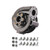 Davies, Craig DC-8105 Water Pump, EWP80, Electric, Remote Mount, 23.8 GPM, Aluminum, Black Anodized, Universal, Each