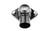 Redhorse Performance 4910-350-24-2 Water Neck, 4910 Series, 75 Degree, 1-1/2 in ID Hose, O-Ring / Hardware Included, Aluminum, Black Anodized, Chevy V8, Each