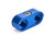 Redhorse Performance 730-06-06-1 Hose / Tube Separators, 730 Series, Two 6 AN Holes, Aluminum, Blue Anodized, Each